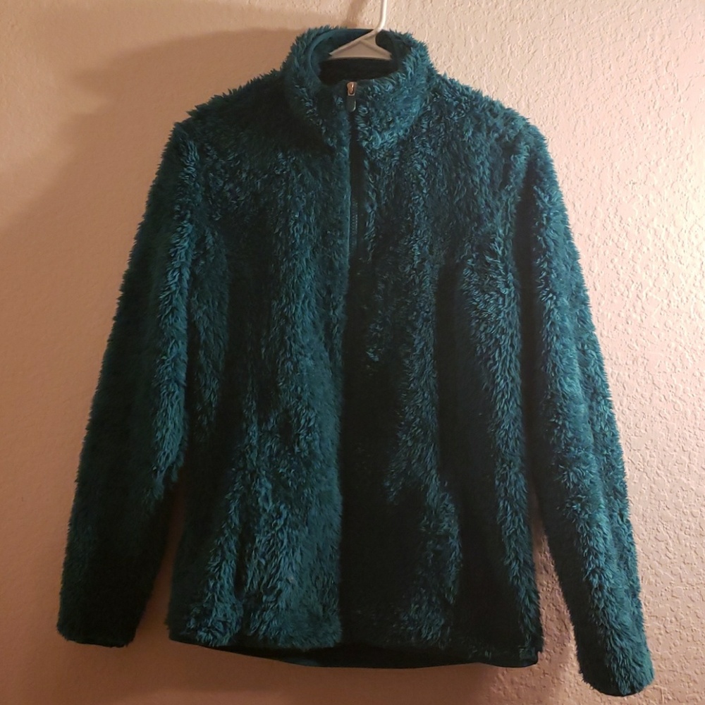Furry outdoors jacket